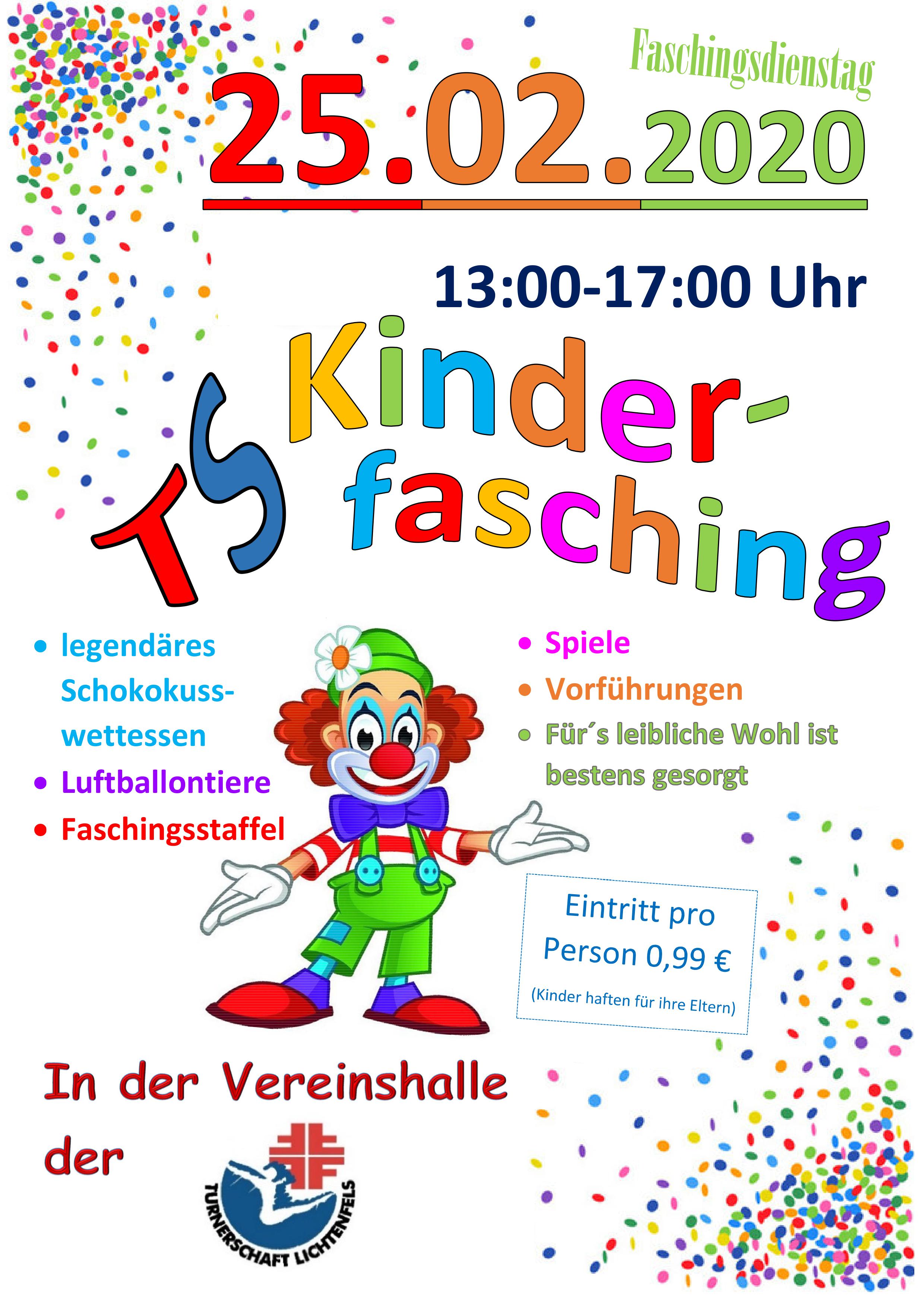 Kinderfasching 2020